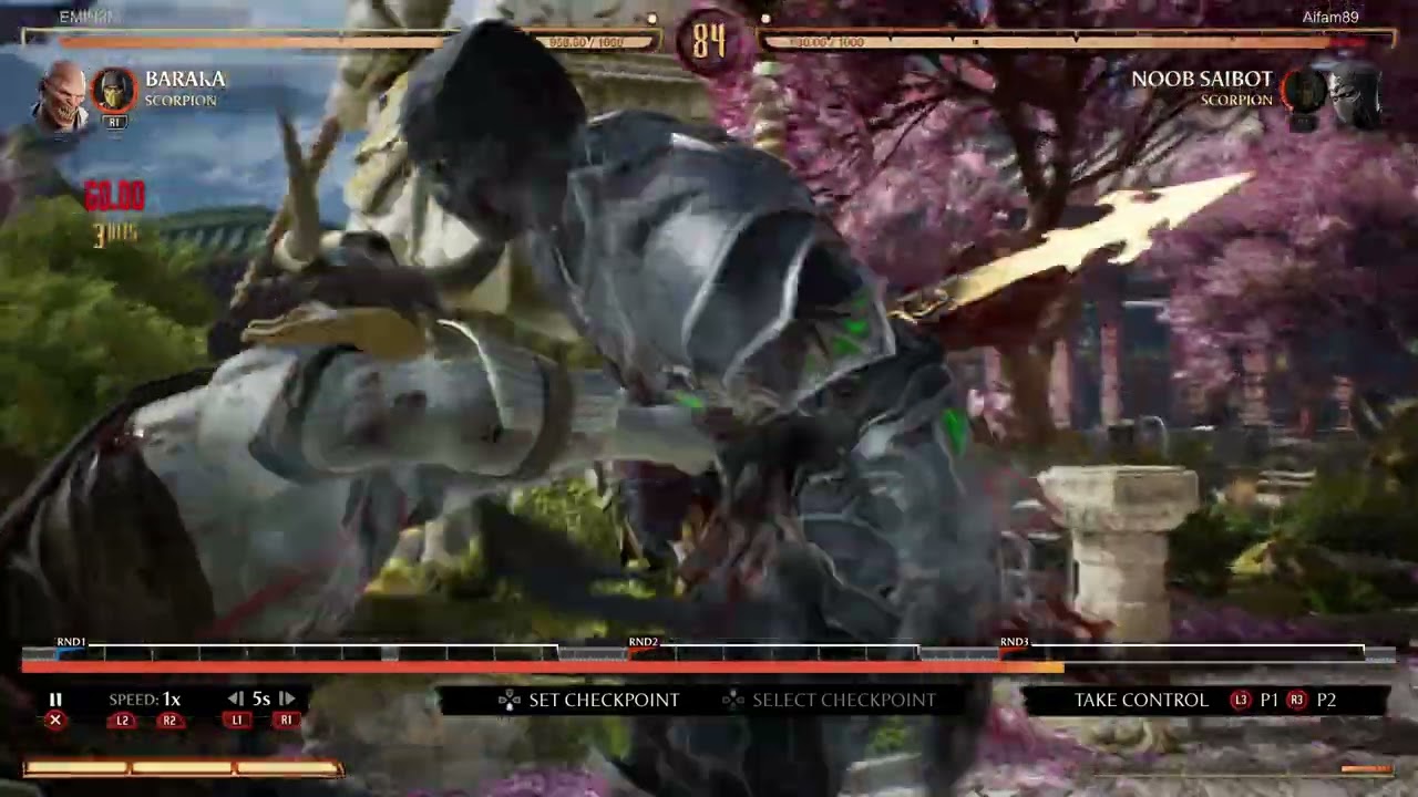 MK1 Ranked VS Noob Saibot player