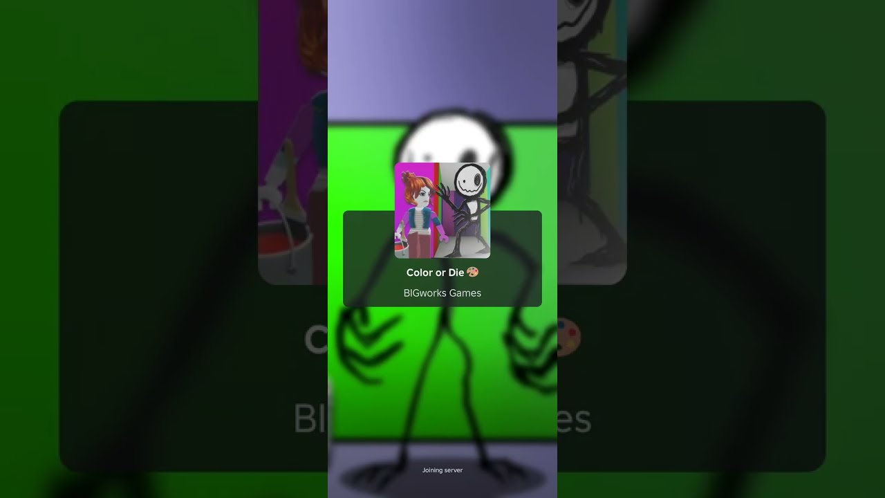 Color or die chapter one on Roblox.