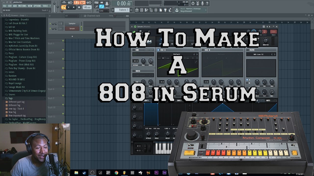 How to make A Custom 808 in Serum Easy and Fast