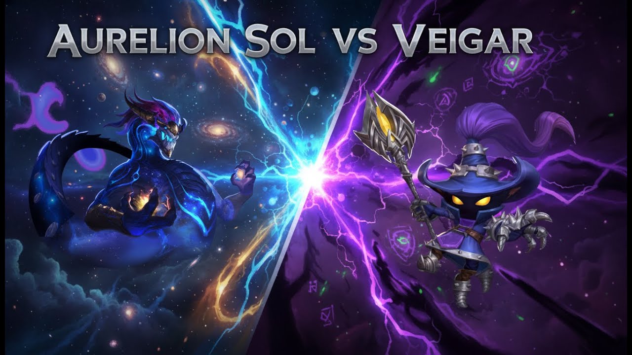 AURELION SOL (12/0/10) vs VEIGAR: Al fin toco un jungla (casi) decente
