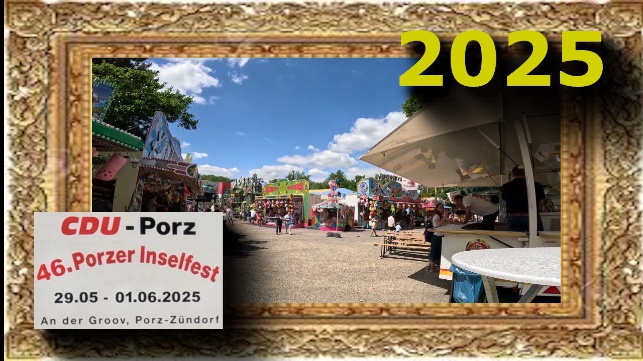 Kirmesflair am Rhein: Porzer Inselfest im Sonnenlicht