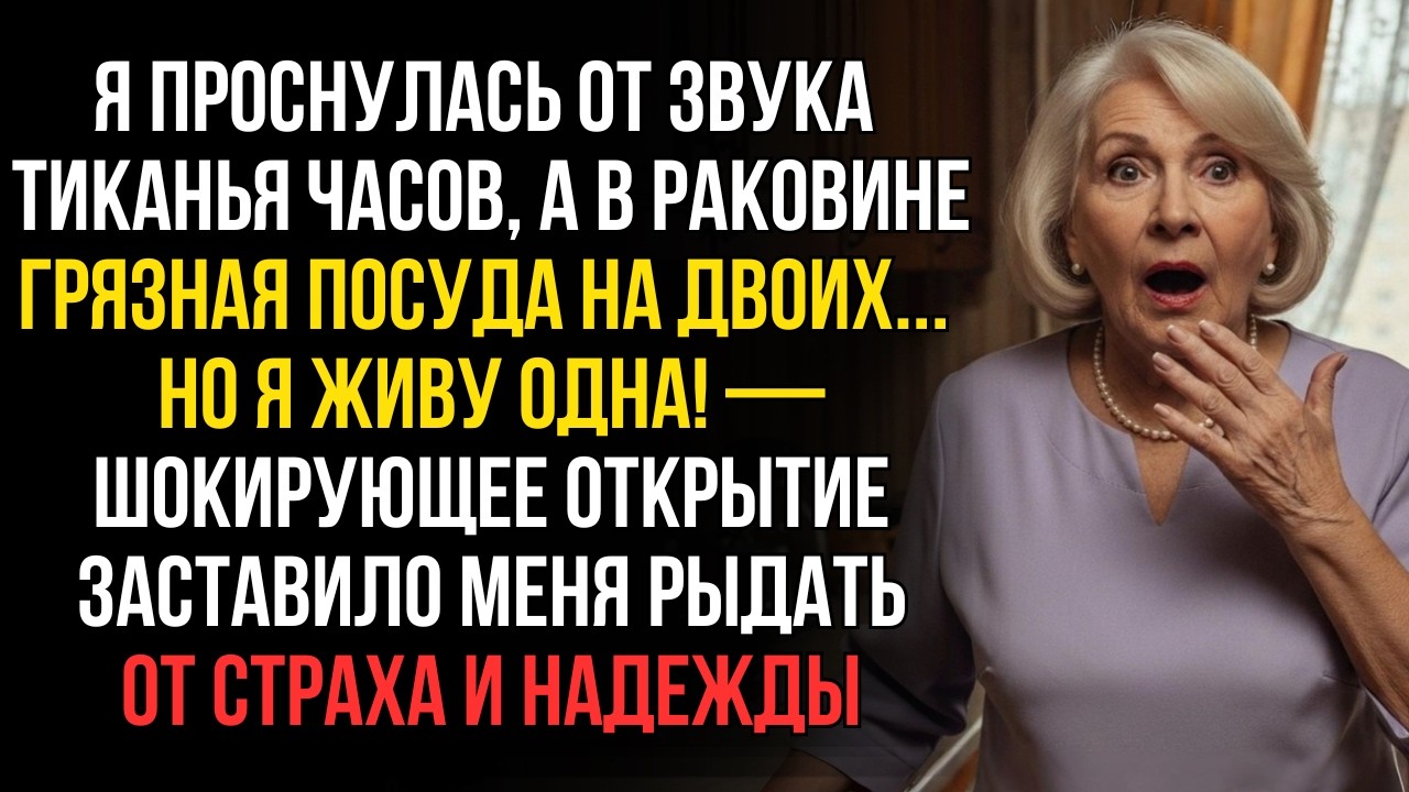 В 67 лет живу одна, а каждое утро в раковине грязная ПОСУДА... Потом я узнала шокирующую ПРАВДУ!