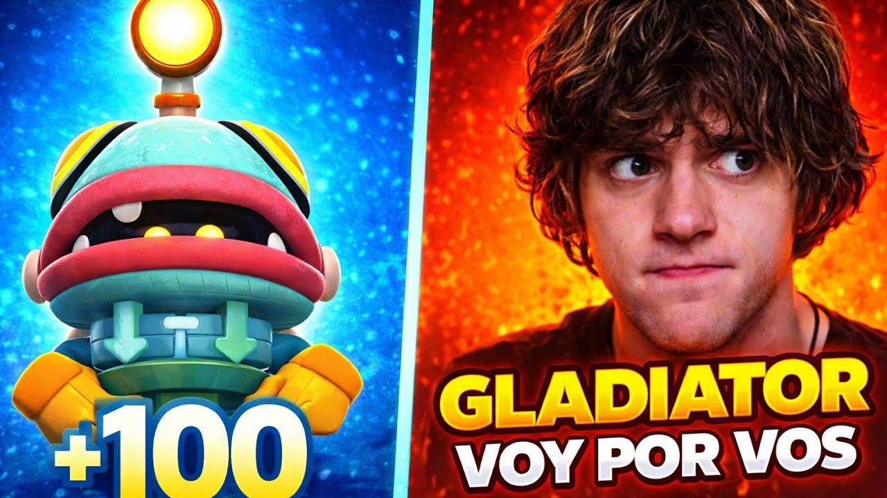 GLADIATOR VOY POR VOS, Subiendo a glowbert a 400 copas