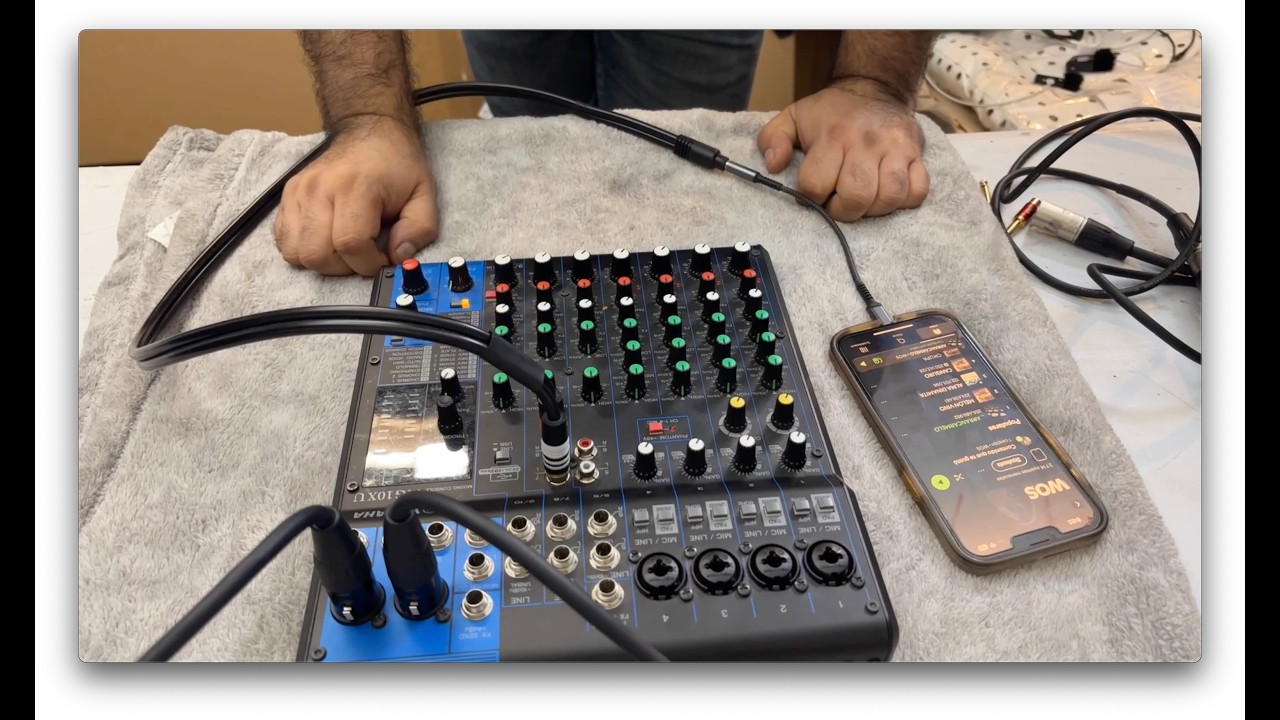 Conecta Bocinas, Micrófonos y Telefonos en consola Yamaha MG10XU - El Teknico
