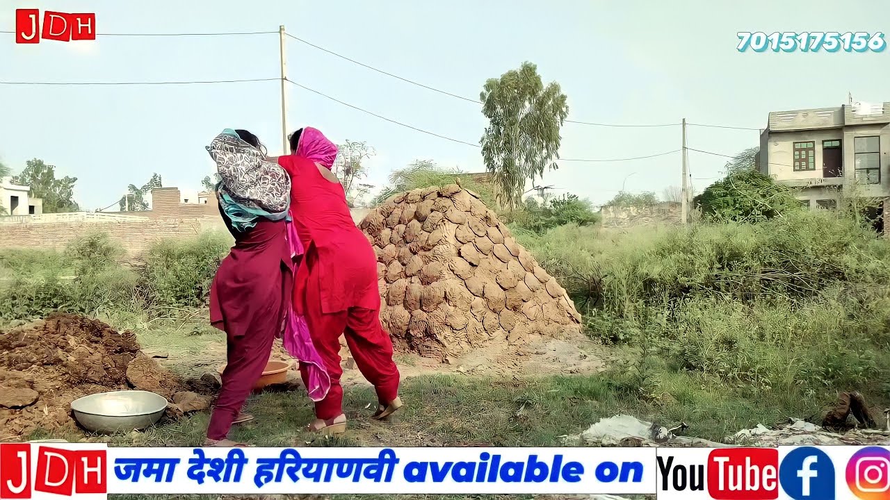 बिटोड़े पै कब्ज़ा गाम की लुगाइयों ने एक दूसरे के गोसे फोड़े हरियाणवी फाइट हरियाणवी कॉमेडी नाटक
