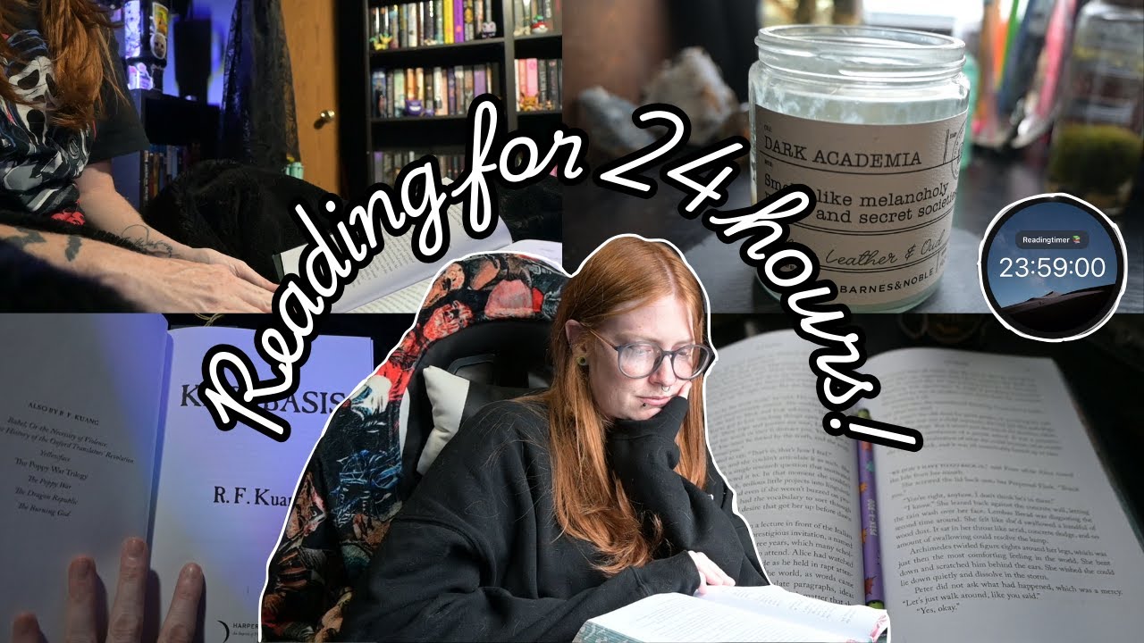 Reading an anticipated release for 24 hours! 24 hour reading vlog. spoiler free!