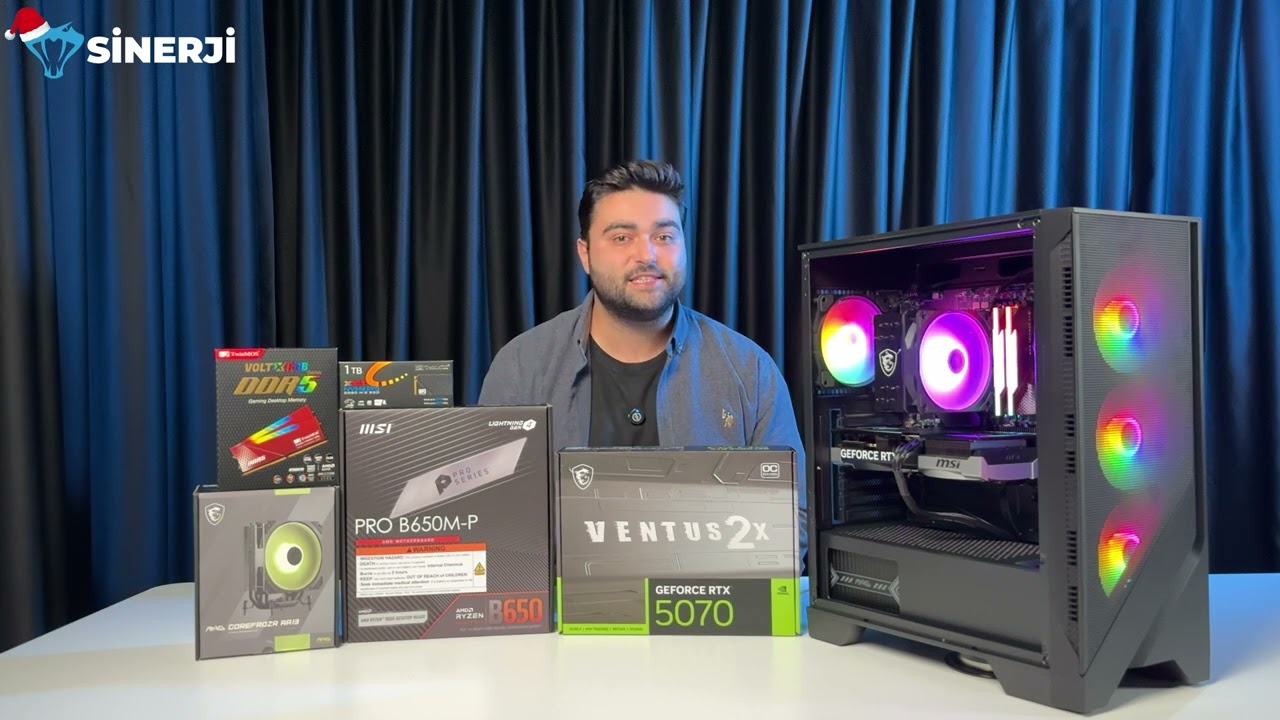 Sinerji Twin OEM Paket İncelemesi! | MSI GeForce RTX 5070 | AMD Ryzen 5 7500X3D
