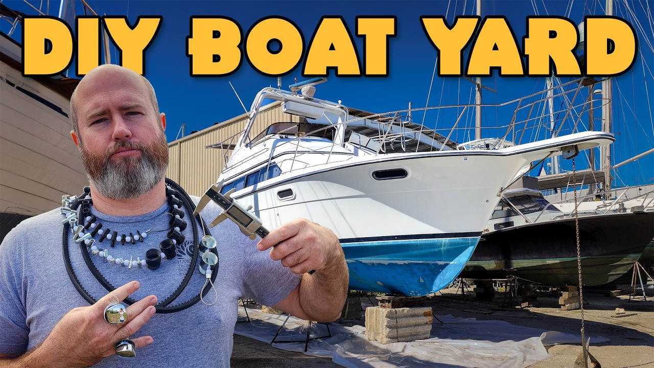 Day In The Life Renovating our 35 y/o Carver Yacht