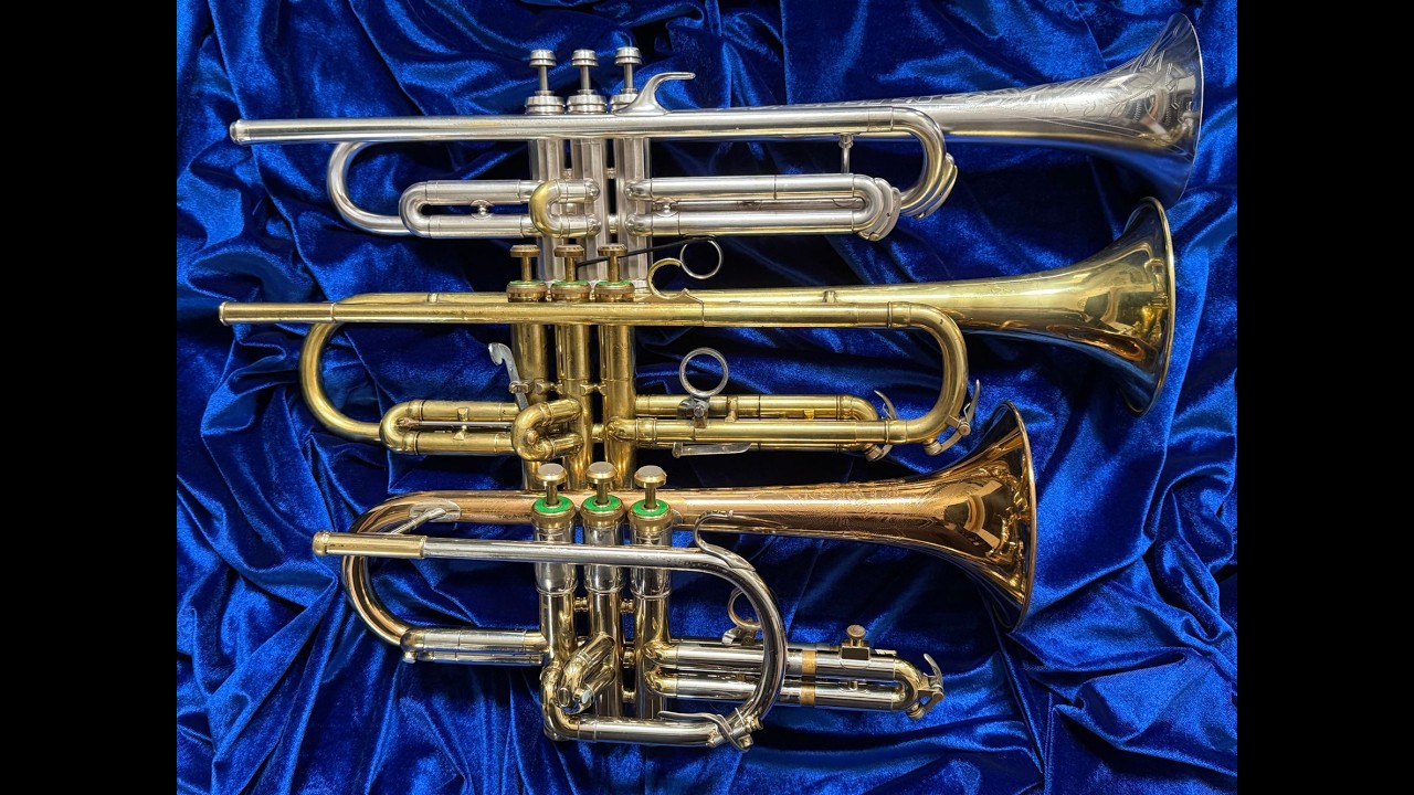 3 Vintage Horns for Sale: Conn Vocabell, Olds Mendez & Olds Recording
