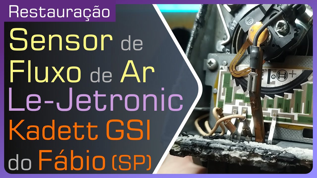 Restauração do Sensor de Fluxo de Ar Le-Jetronic do Kadett GSI do Fábio (SP) - Black Hill Auto