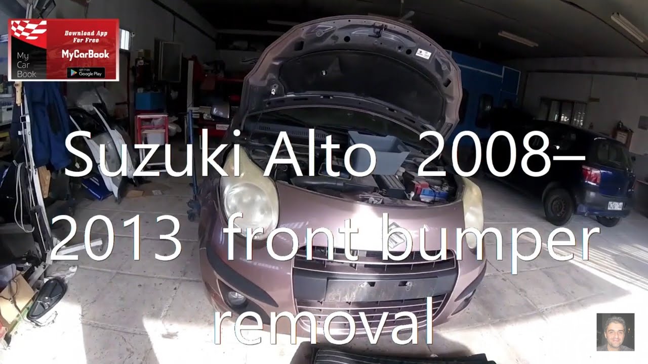 Suzuki Alto  2008–2013 front bumper removal