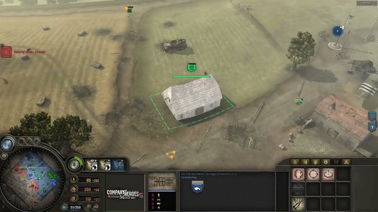 Company of Heroes Blitzkrieg mod PvP №133 3v3 Bloody Gulch