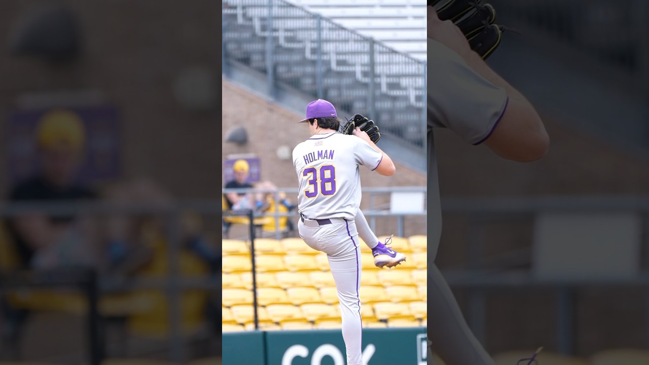 Luke Holman LSU&rsquo;s Next Ace?👀#lsubaseball