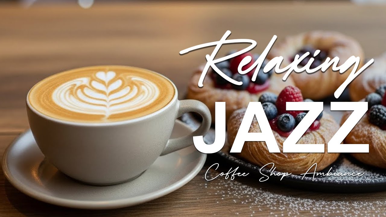 Relaxing Jazz ☕ Coffee Shop Ambiance for Happy Moods, Great Moods & Stress Relief
