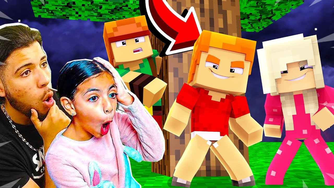 LILIA ESPIONNE BILLY ET EVA PENDANT 24H MINECRAFT !!