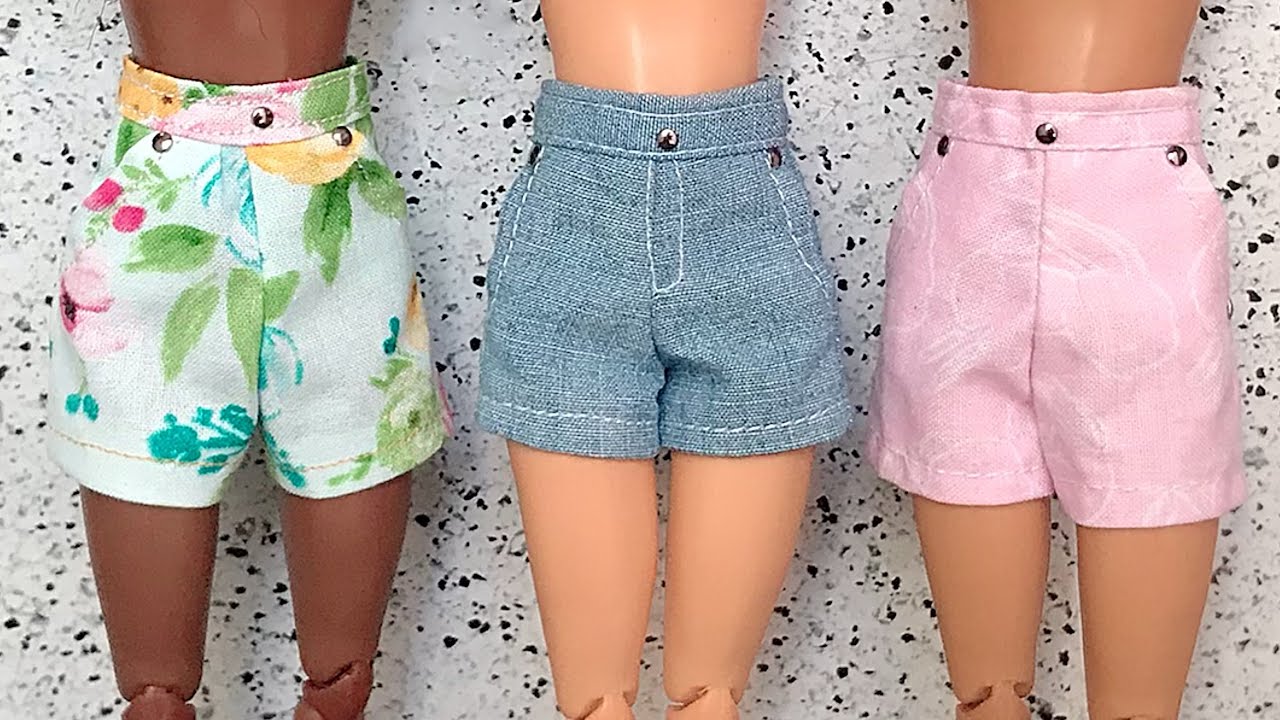 Cómo hacer Short para Barbie más Patrón / Saluditos