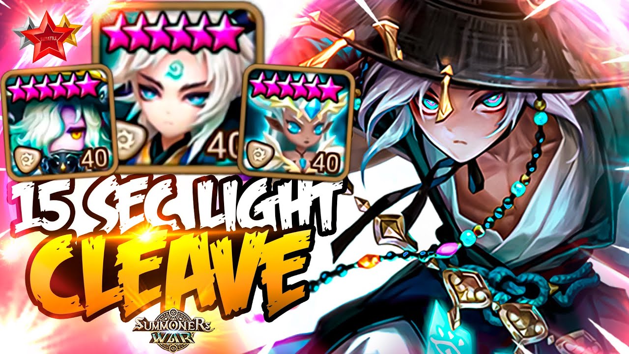 15 SEC LIGHT CLEAVE with HANWUL and DOROTHY - Summoners War