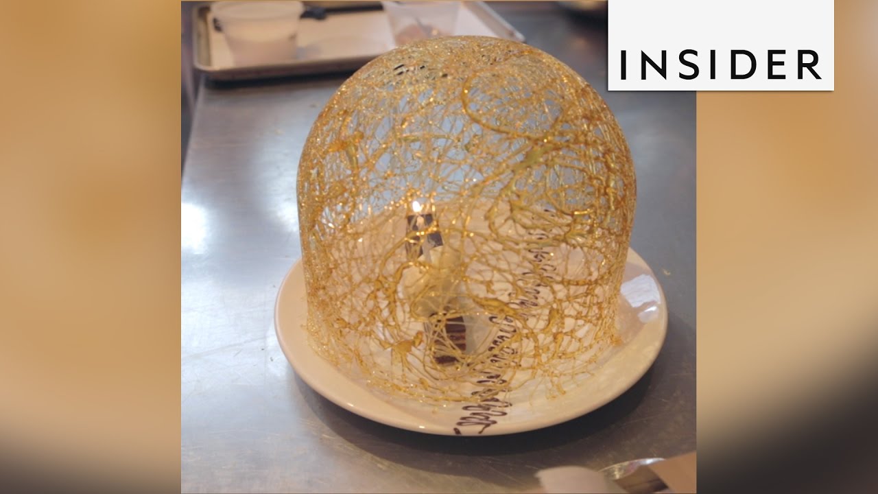 NYC's Union Fare serves a cake in a caramel cage