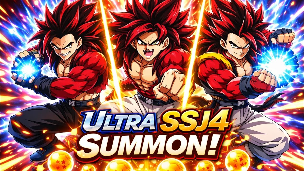 Сможем ли мы призвать всех 3 Ультра Супер Сайянов 4 в этом видео?? Призыв в Dragon Ball Legends