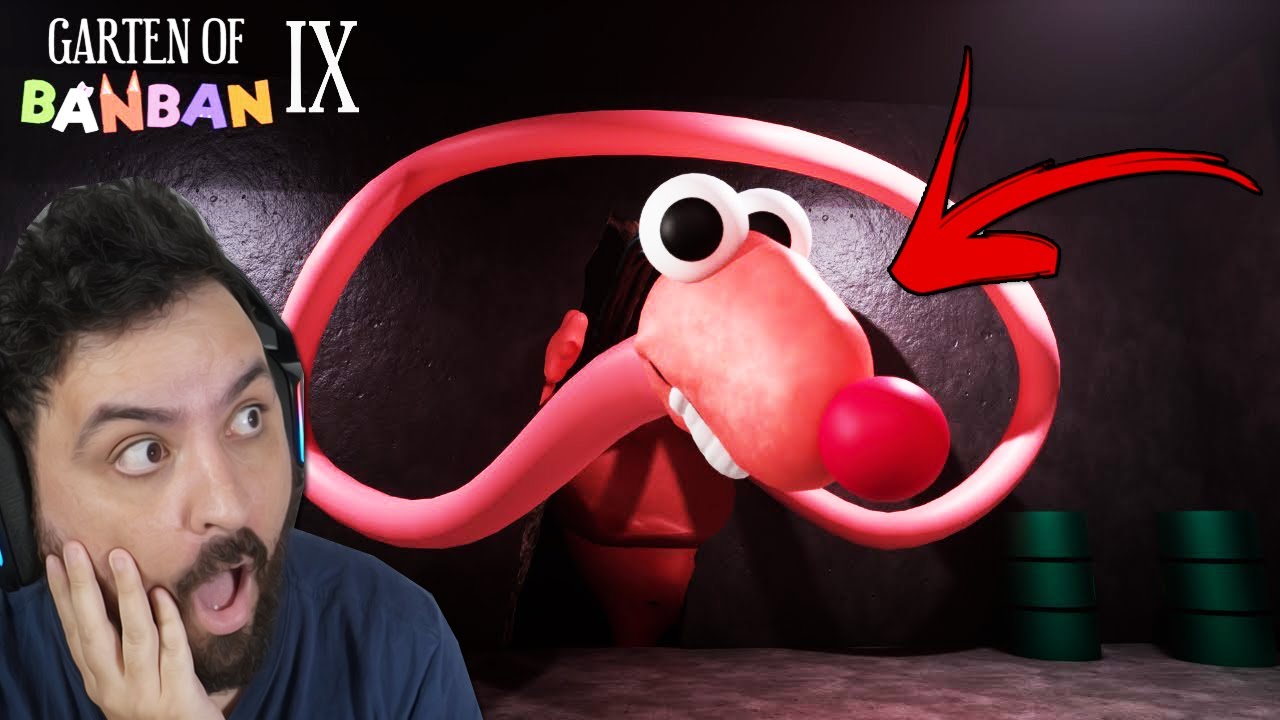 GARTEN OF BANBAN 9 - NOVO TRAILER do OONY BALONNY no JOGO... APARECEU ASSUSTADOR !!