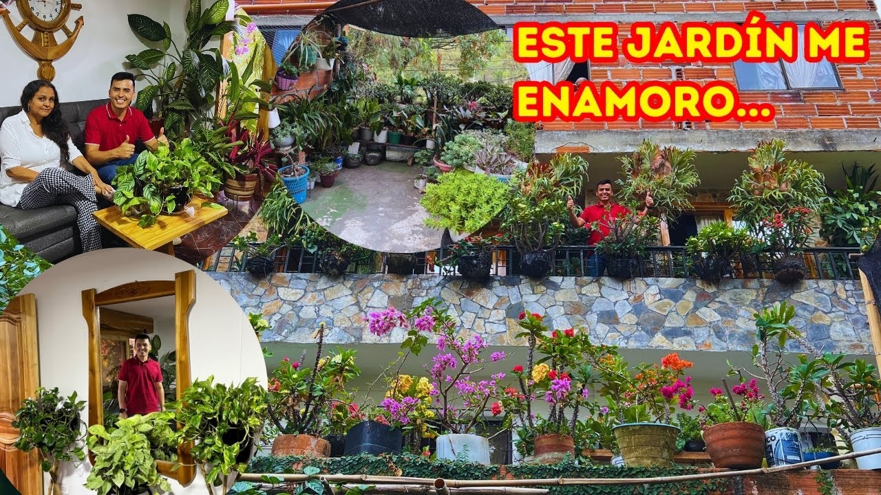 Suscriptora nos INVITÓ a su HERMOSO JARDÍN, una JUNGLA en medio de la CIUDAD, paraíso de PLANTAS |AP