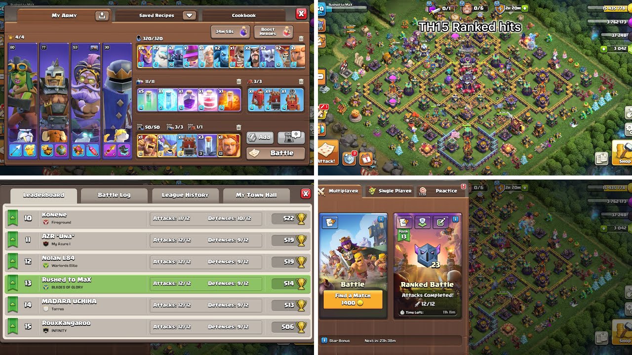 Pekka 23 TH15 ranked hits, super witches again. Can we get promoted 🙀