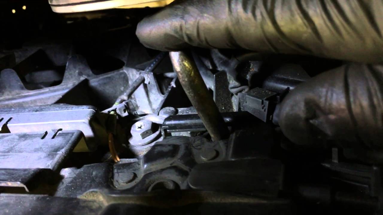 How to open 2006 Audi A4 hood when cable is broken