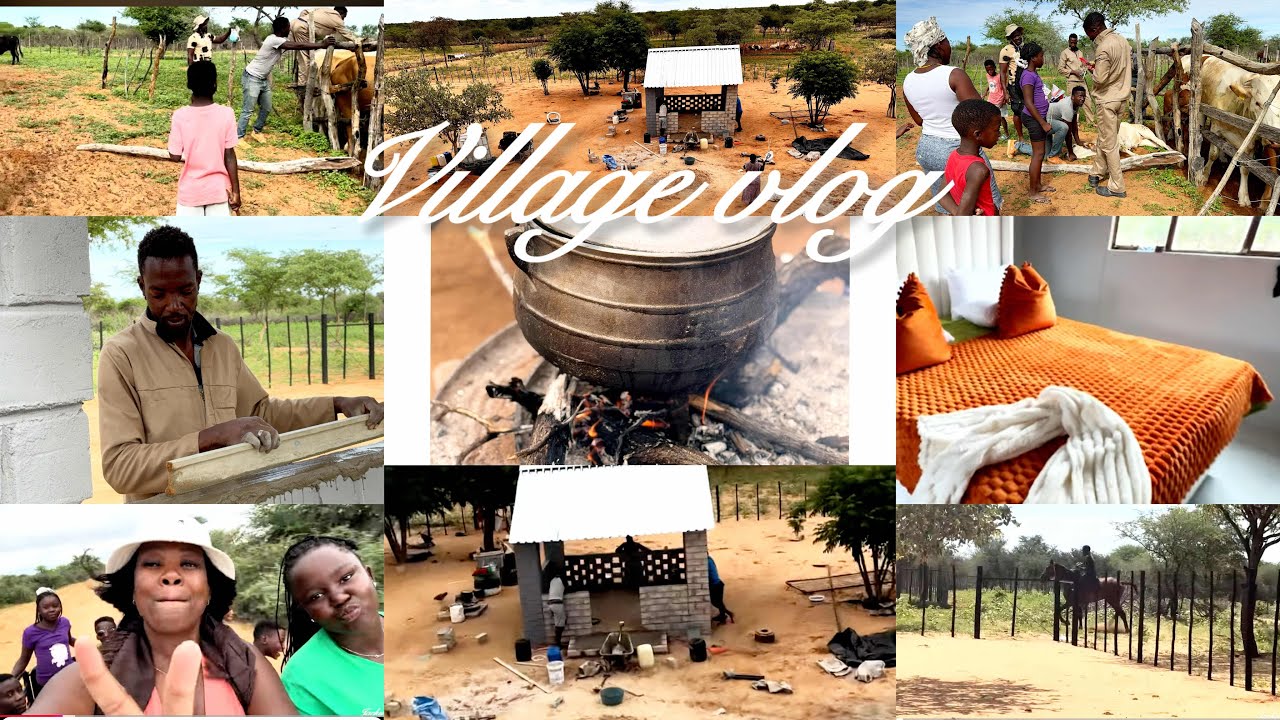 Village Vlog || Farming in the making || cook with us at the village || Okondjatu refresher