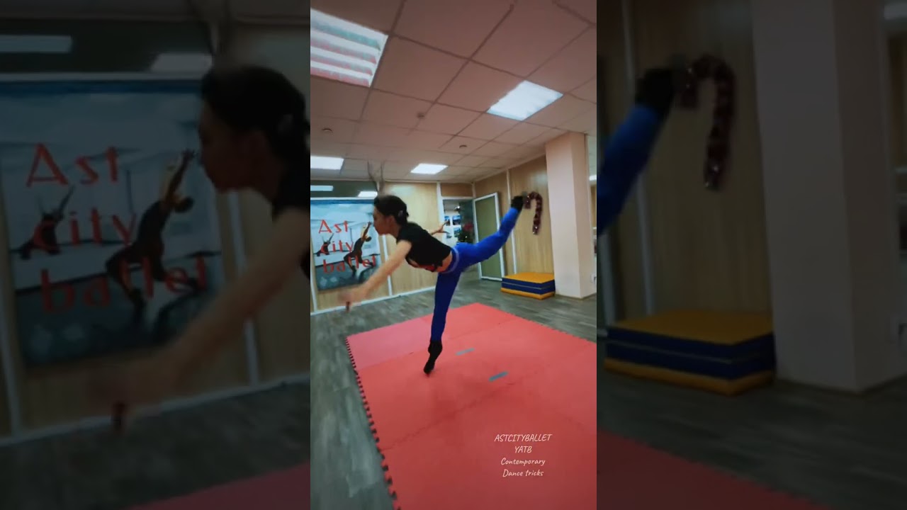 ASTCITYBALLET YATB Contemporary Dance tricks #adylerkinbaevballet  #danceastana #motivation