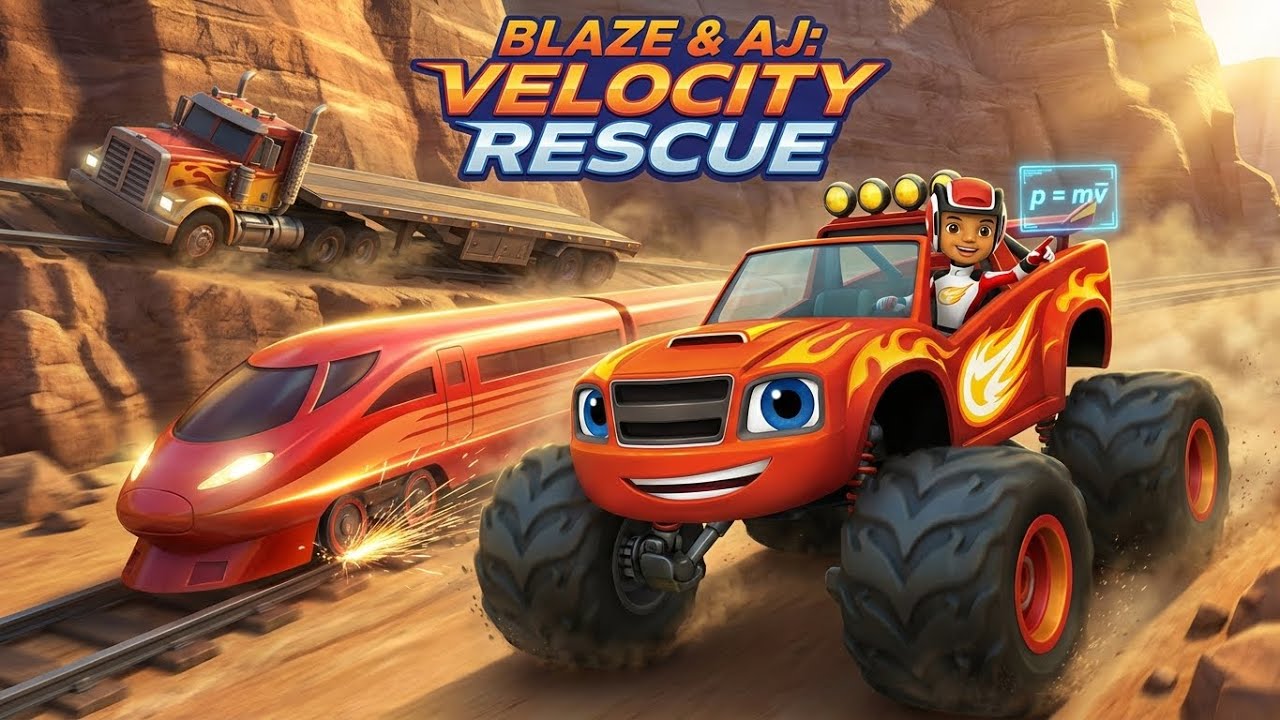 Blaze and the Monster Machines FULL Episode | Runaway Train Rescue!  | Kids Cartoons & Momentum STEM