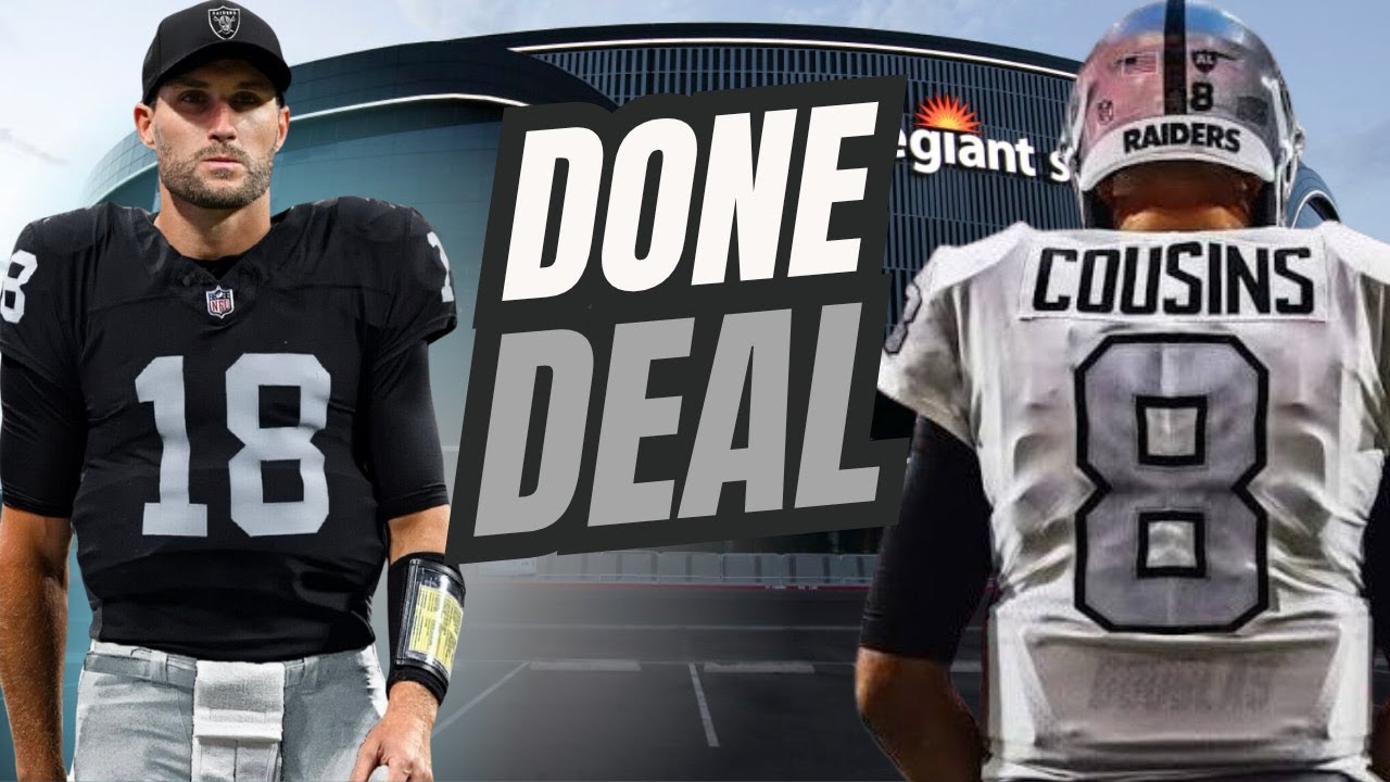 #Raiders | BREAKING NEWS 🚨 LV Signs QB Kirk Cousins 🚨 | ☕️🏴&zwj;☠️ |