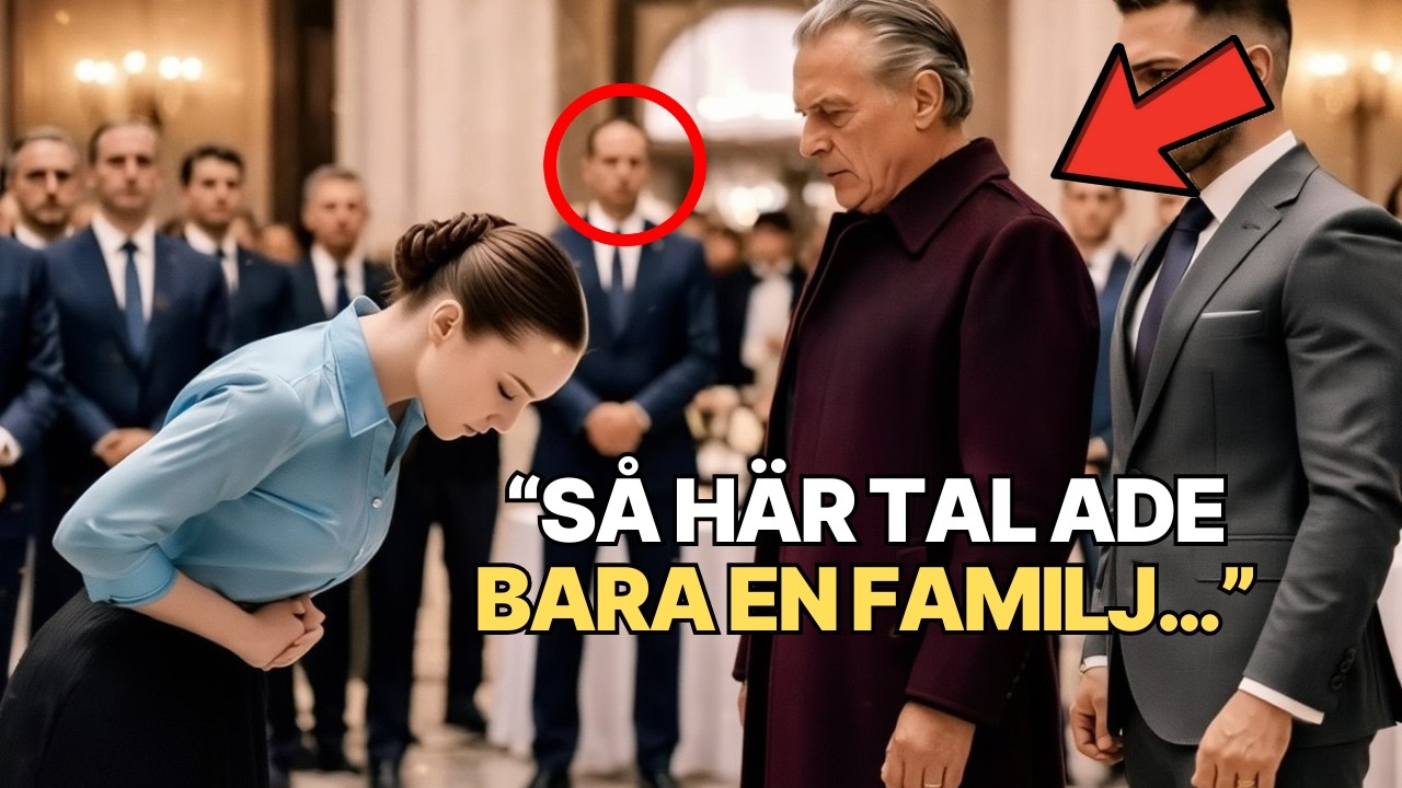Den blyga servitrisen hälsade miljardärens sicilianska far – hennes dialekt fick salen att stelna!