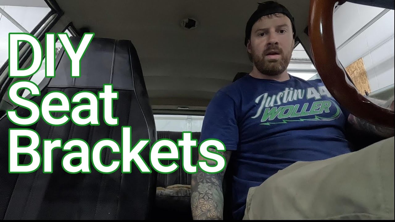 Custom bucket seat brackets. Datsun 510 Wagon Build!