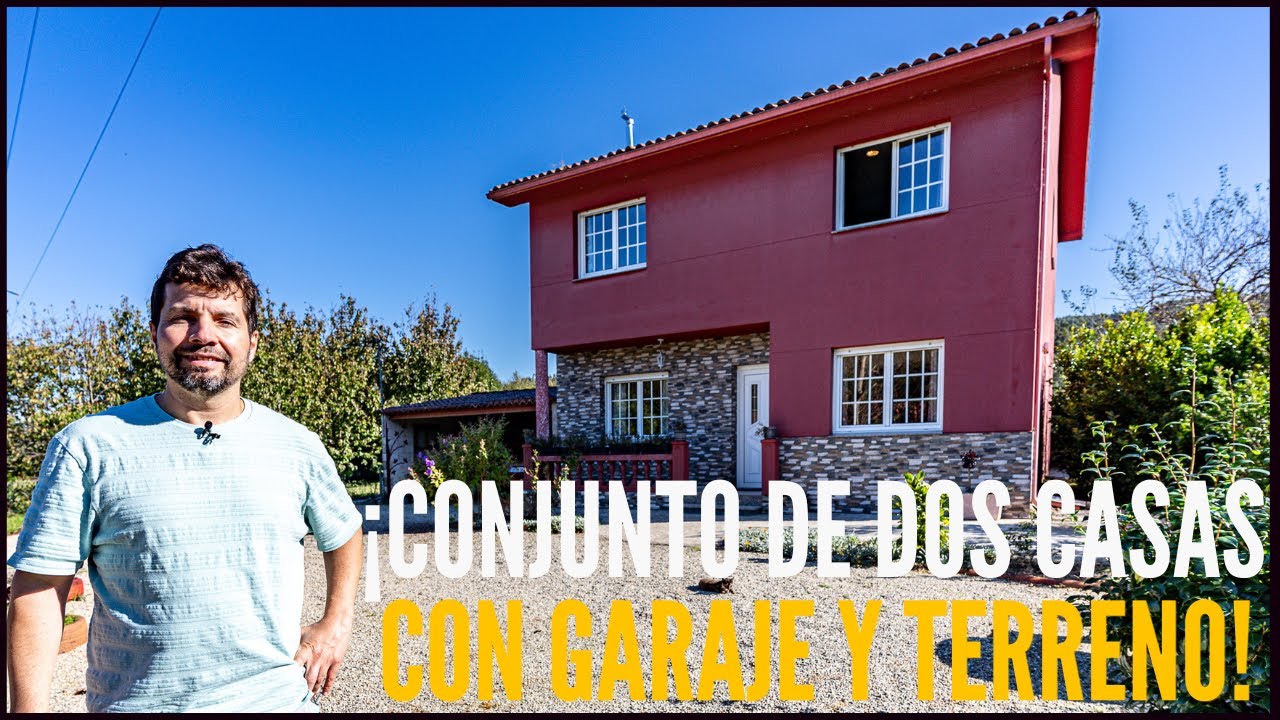 ¡CONJUNTO de DOS CASAS en Carballo (A Coruña-Galicia)con Terreno de 1.090 m² por 234.990€!