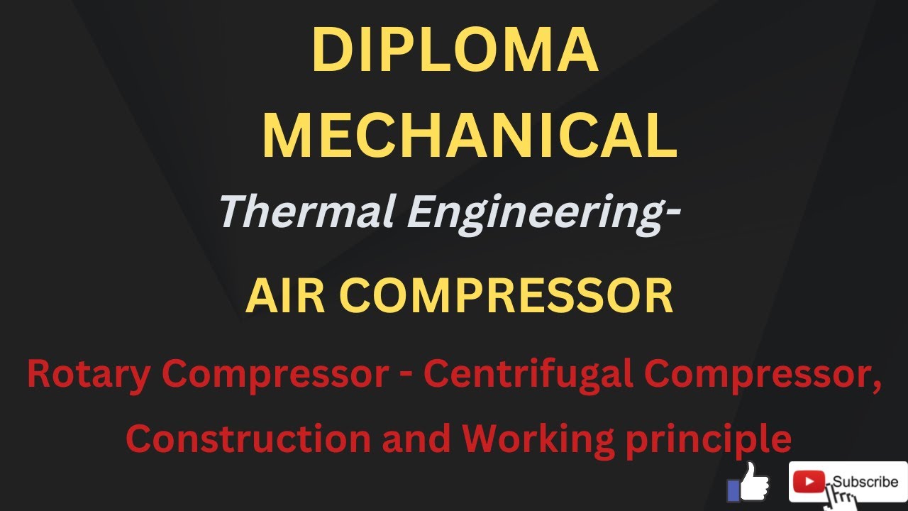 Rotory Compressor - Centrifugal Compressor  #mechengineersstudy