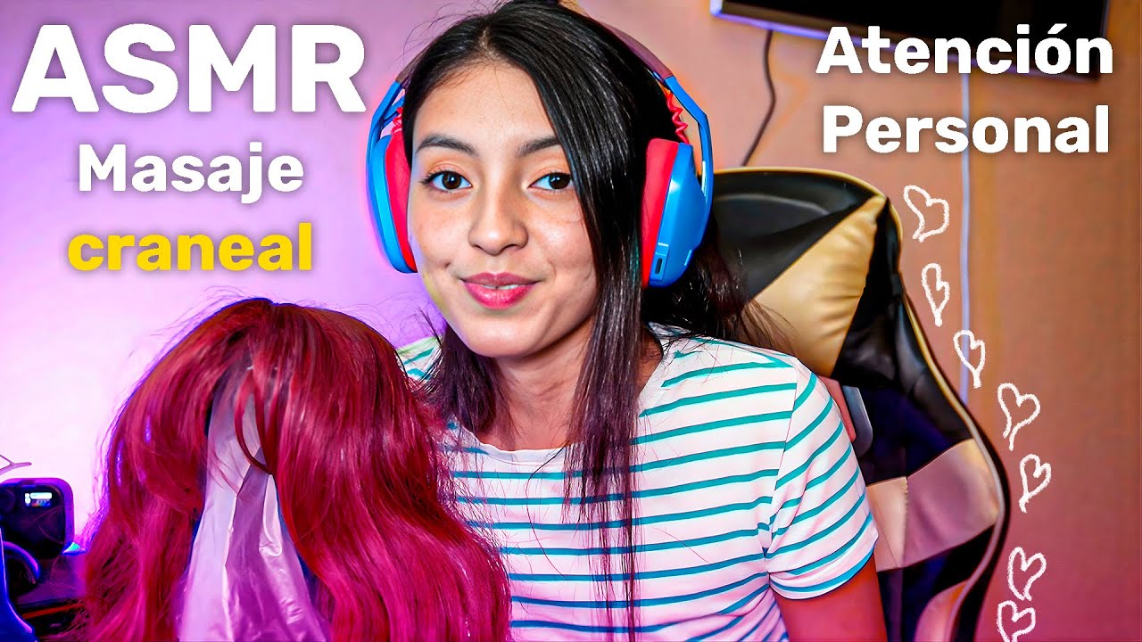 ASMR TE SACO los PIOJITOS, Masaje Capilar y TE CORTO el CABELLO 💆🏻‍♀️​ 💤​