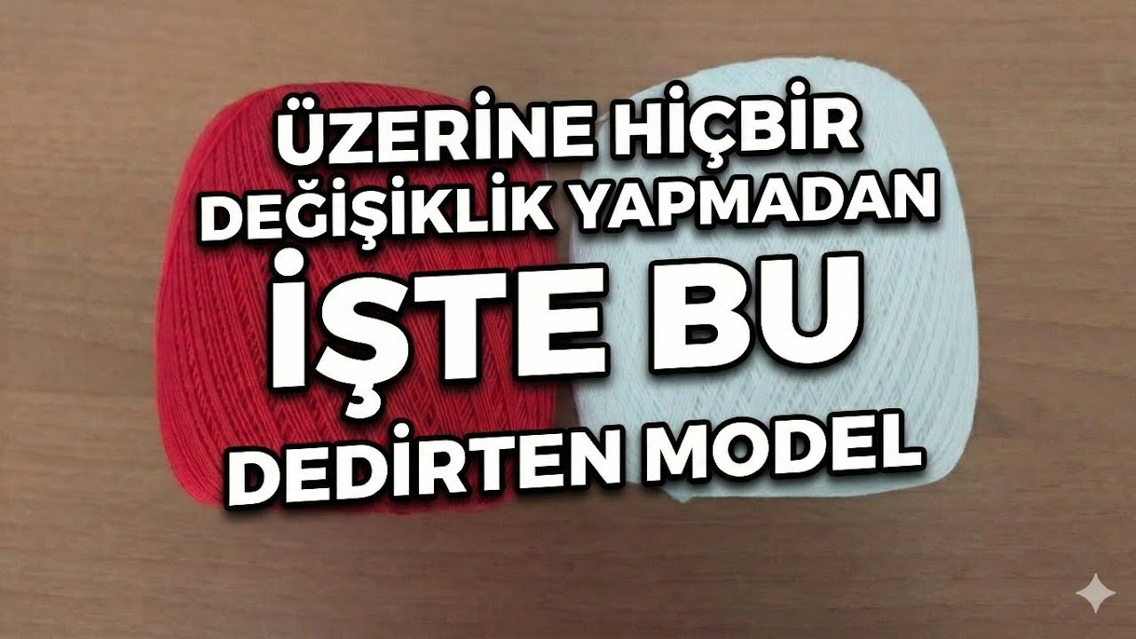 Çeyizlerin Gözdesi Olmaya Aday! Kırmızı Beyaz Yuvarlak Dantel Yapımı #crochet #runner 