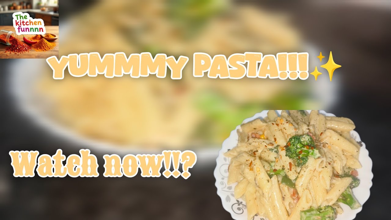 Watch now the recipe of yummy pasta!!! 🍝