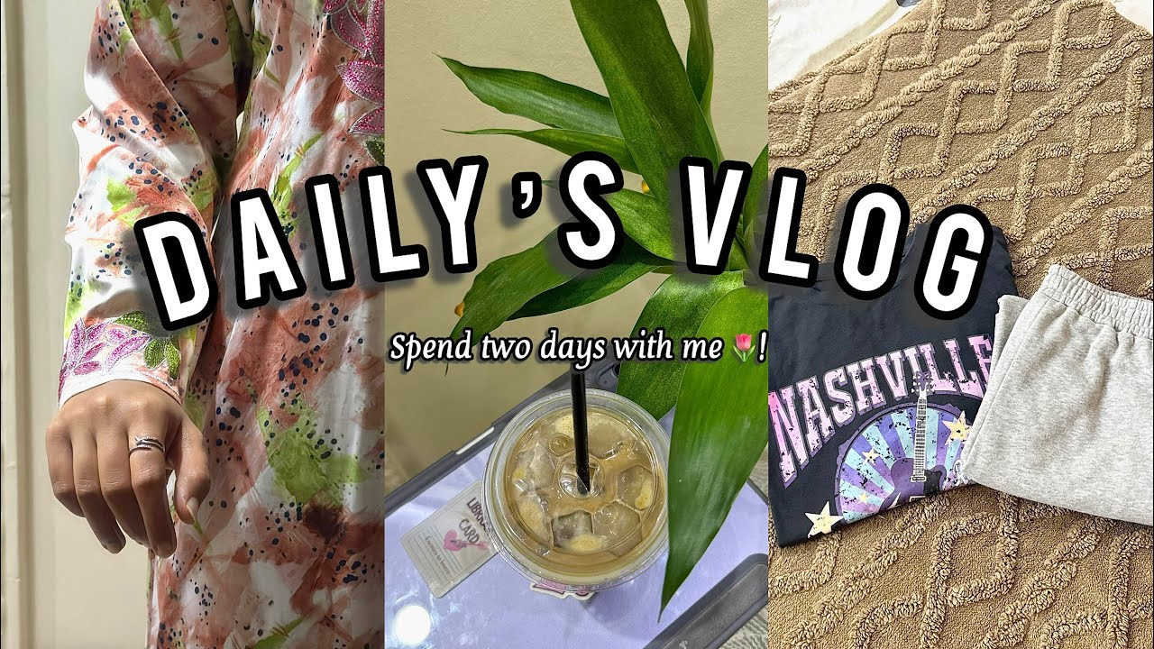 فلوق يومين من حياتي ✨• روتين يوم الجمعة • تنظيف غرفتي • قهوة 💅🏼🌷🛋️☕️💘 | Daily vlog 