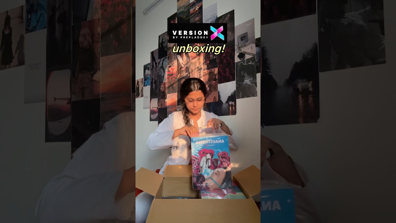 PrepLadder Version X Notes Unboxing📚 #studywithme #prepladder #medico #medicalcollege #aiims #viral