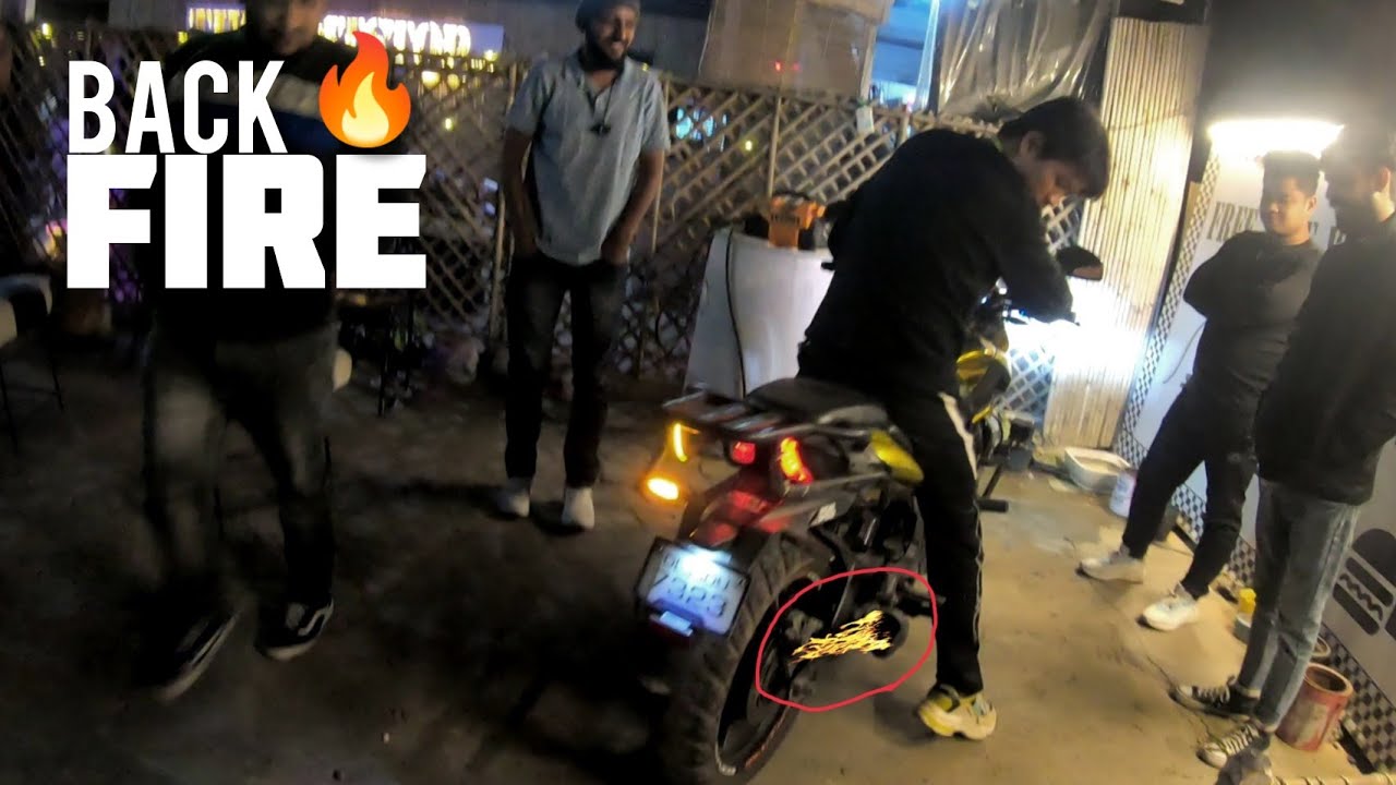 Golden Dominar 400 BackFire🔥| Dominar 400 Modified | Gurung Brothers