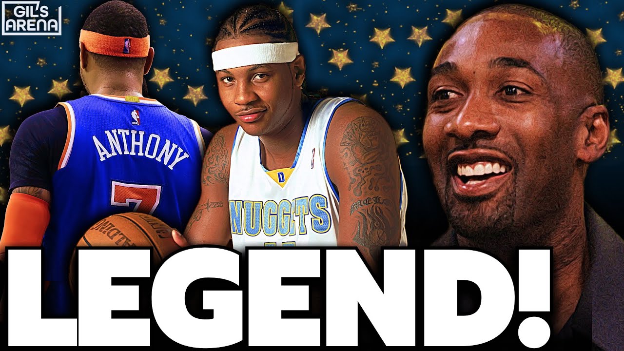Gilbert Arenas CELEBRATES Melo's Hall Of Fame Career