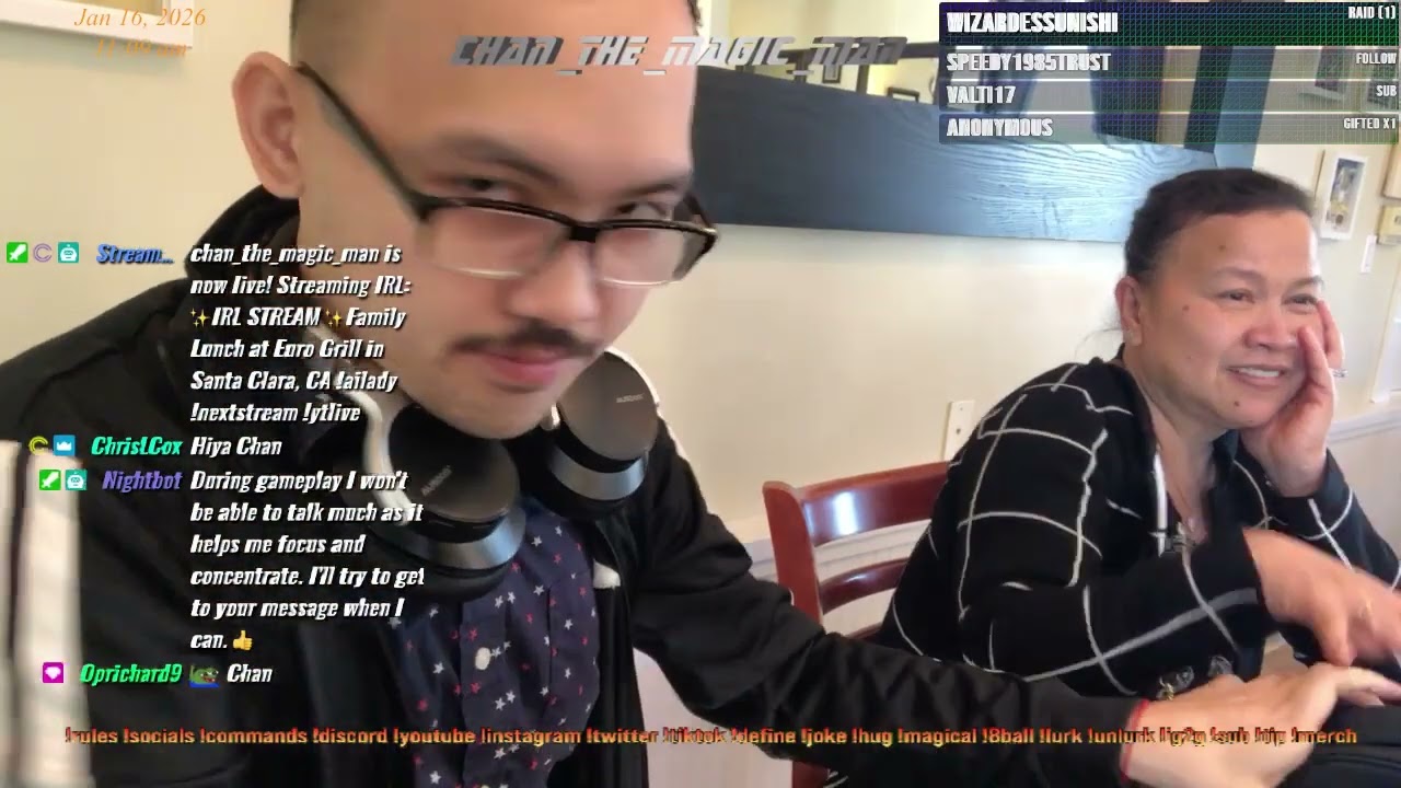 ✨IRL STREAM ✨Family Lunch at Euro Grill in Santa Clara, CA (January 16, 2026)