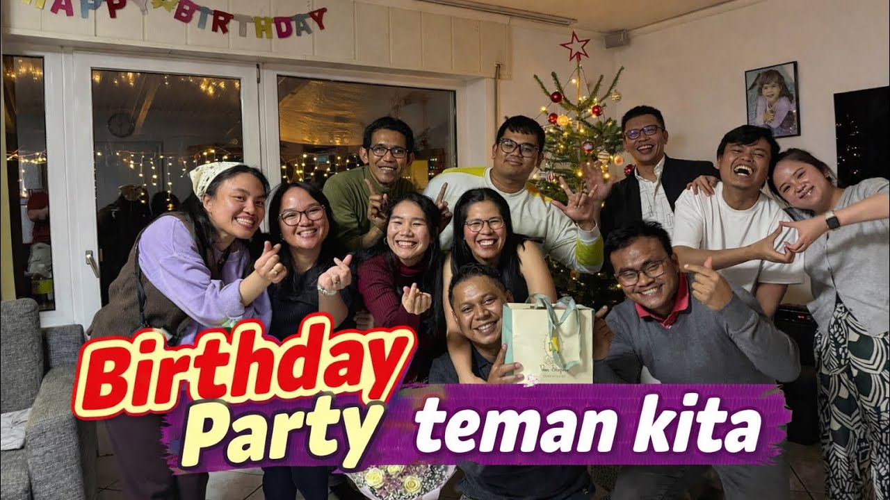 Birthday Party seru bareng teman di Jerman! #vlogindonesia #anakrantau #hidupdijerman 