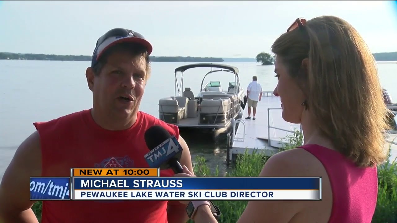 Pewaukee beach shut down because of potentially dangerous algae