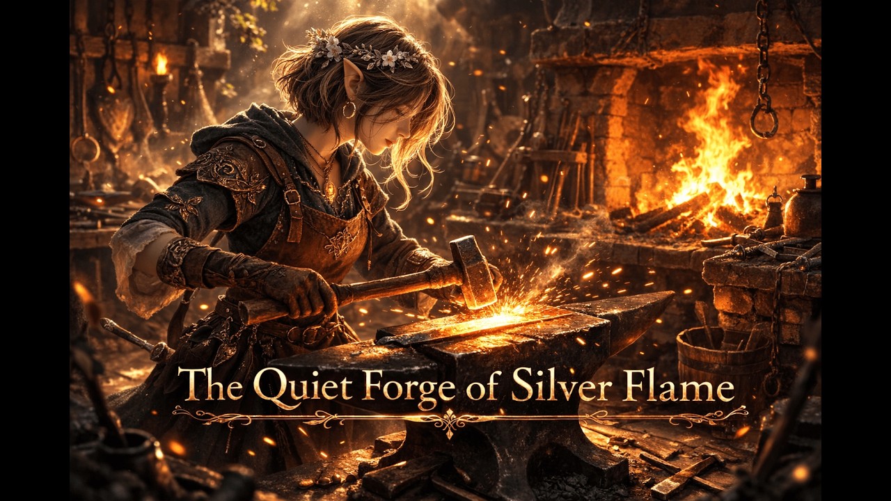 The Quiet Forge of Silver Flame – Calm Celtic Fantasy Music (No Lyrics)