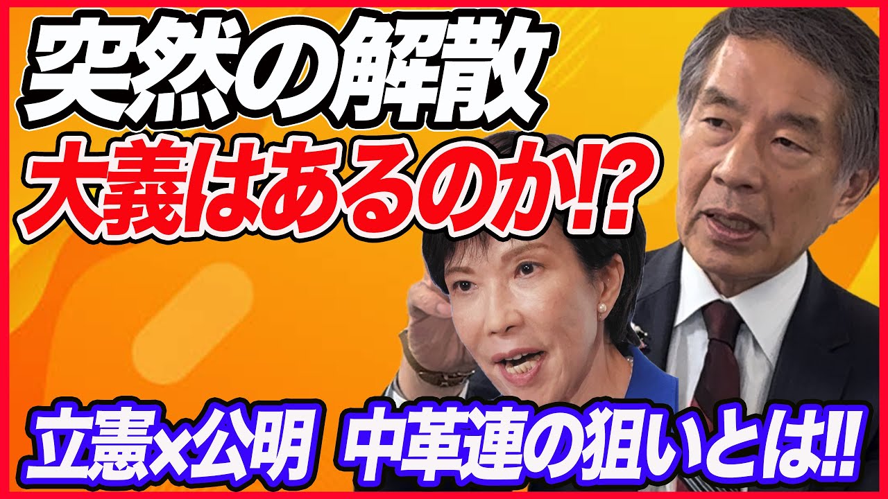 【衆議院解散】国民は誰をリーダーに選ぶ!?揺れる自民党、野合する中革連、その真意とは！