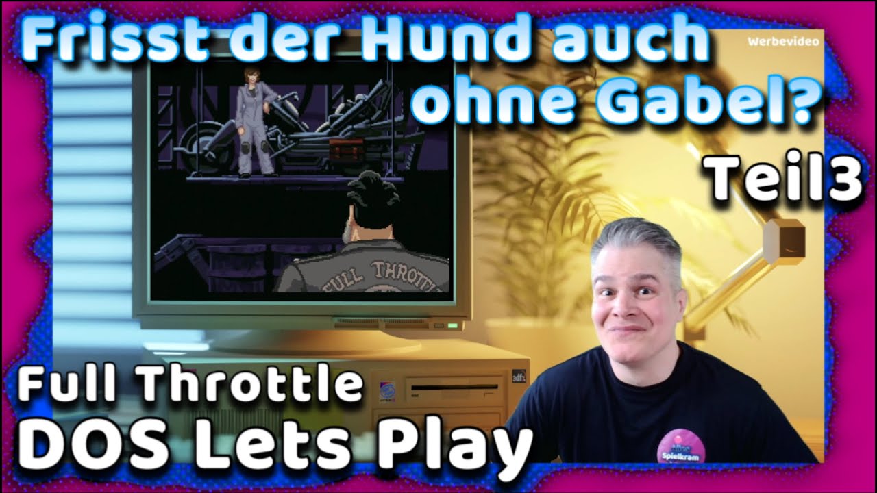 VOLLGAS Full Throttle - Lets Play ( MS-DOS ) Teil 3