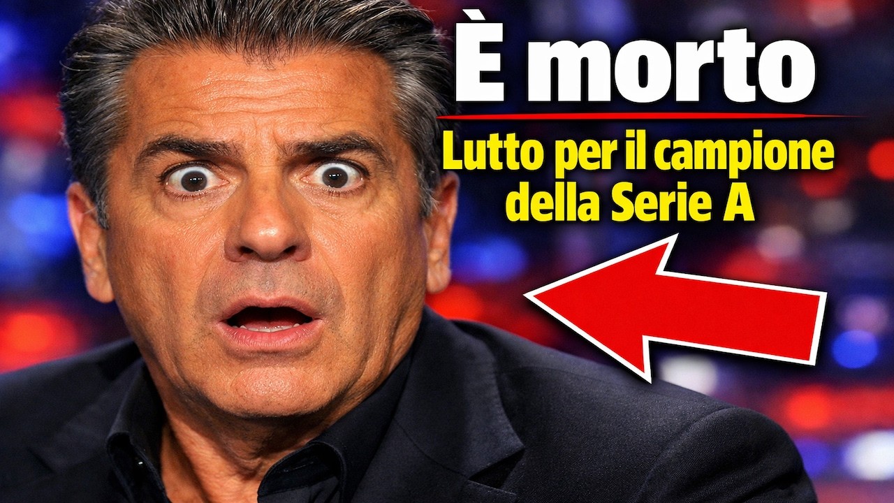“È morto”. Lutto per il campione della Serie A, una perdita dolorosa: “Il male l’ha portato via”