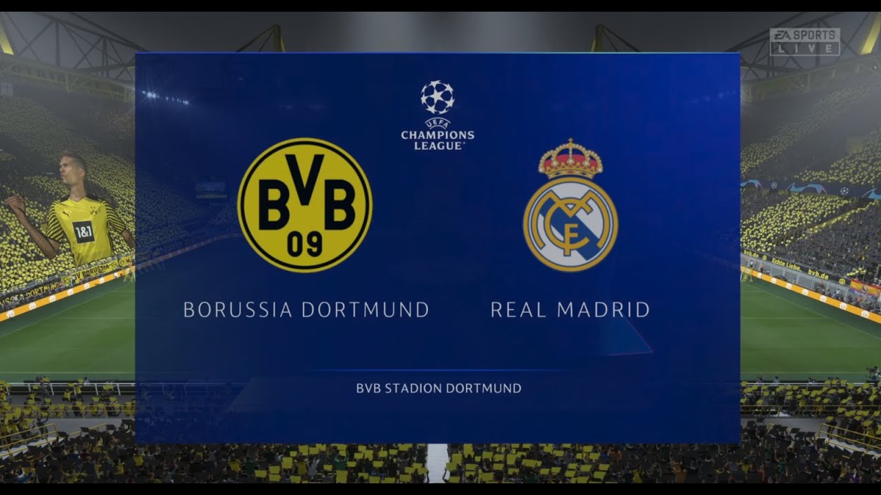 Borussia Dortmund vs Real Madrid Champions League Semi Final 1st leg (FIFA22)